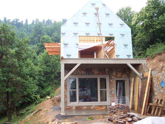 06-07-19 Setting Floor Joist Timbers 046