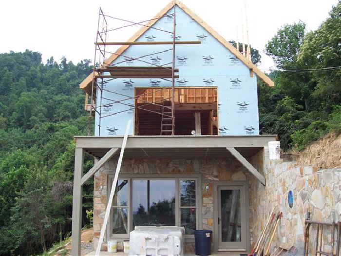 06-08-19 Start timber frame eaves 003