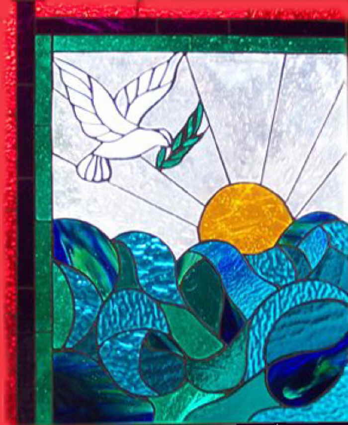 Stained Glass Dove-01